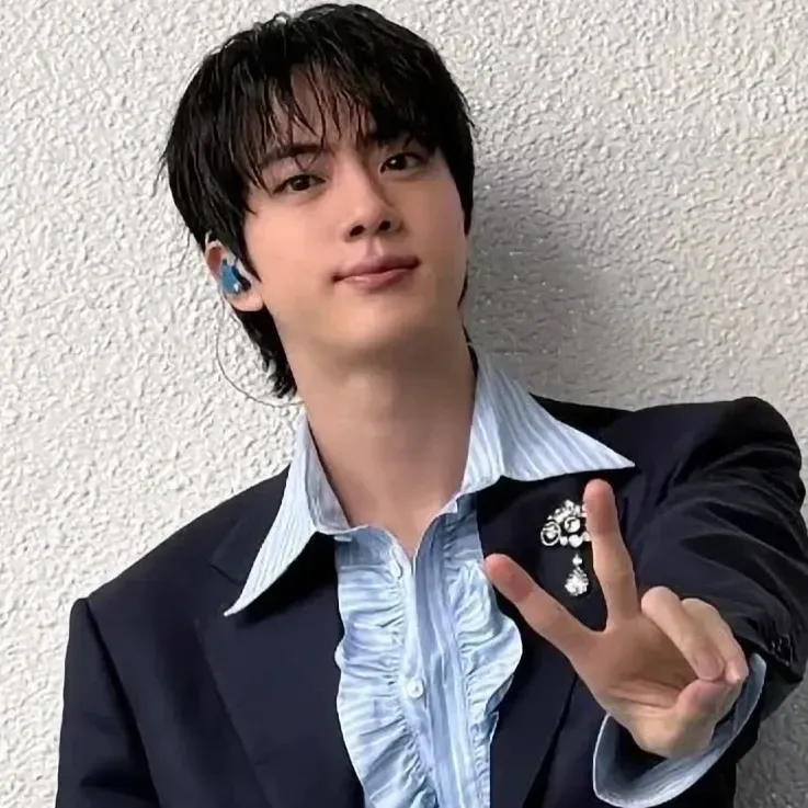 Recent activity shot of Jin (BTS)