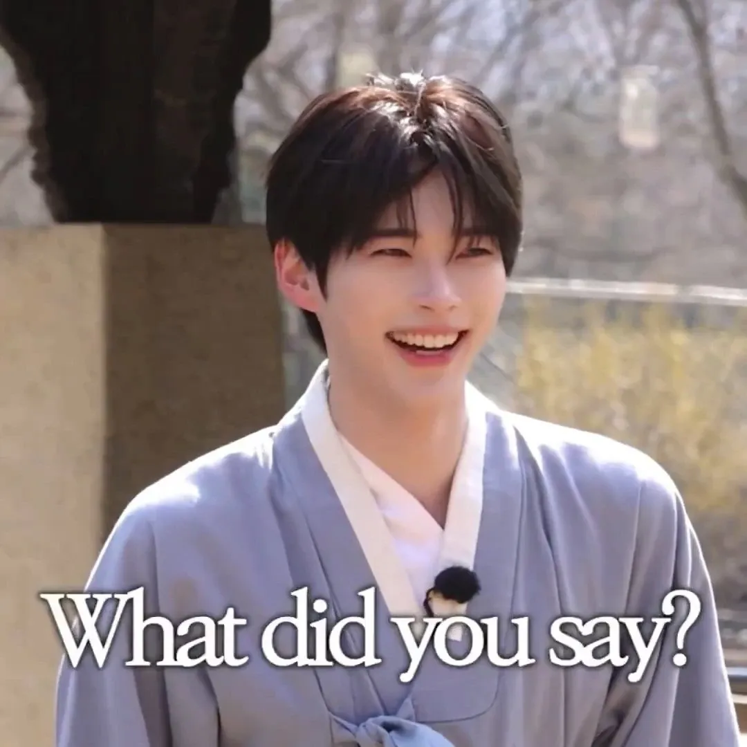 Recent activity shot of Sung Hanbin (ZEROBASEONE)