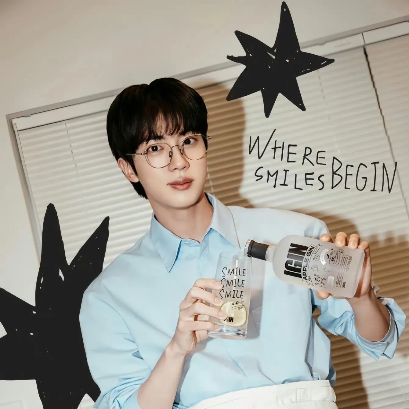 A moment captured by Jin (BTS)'s fan
