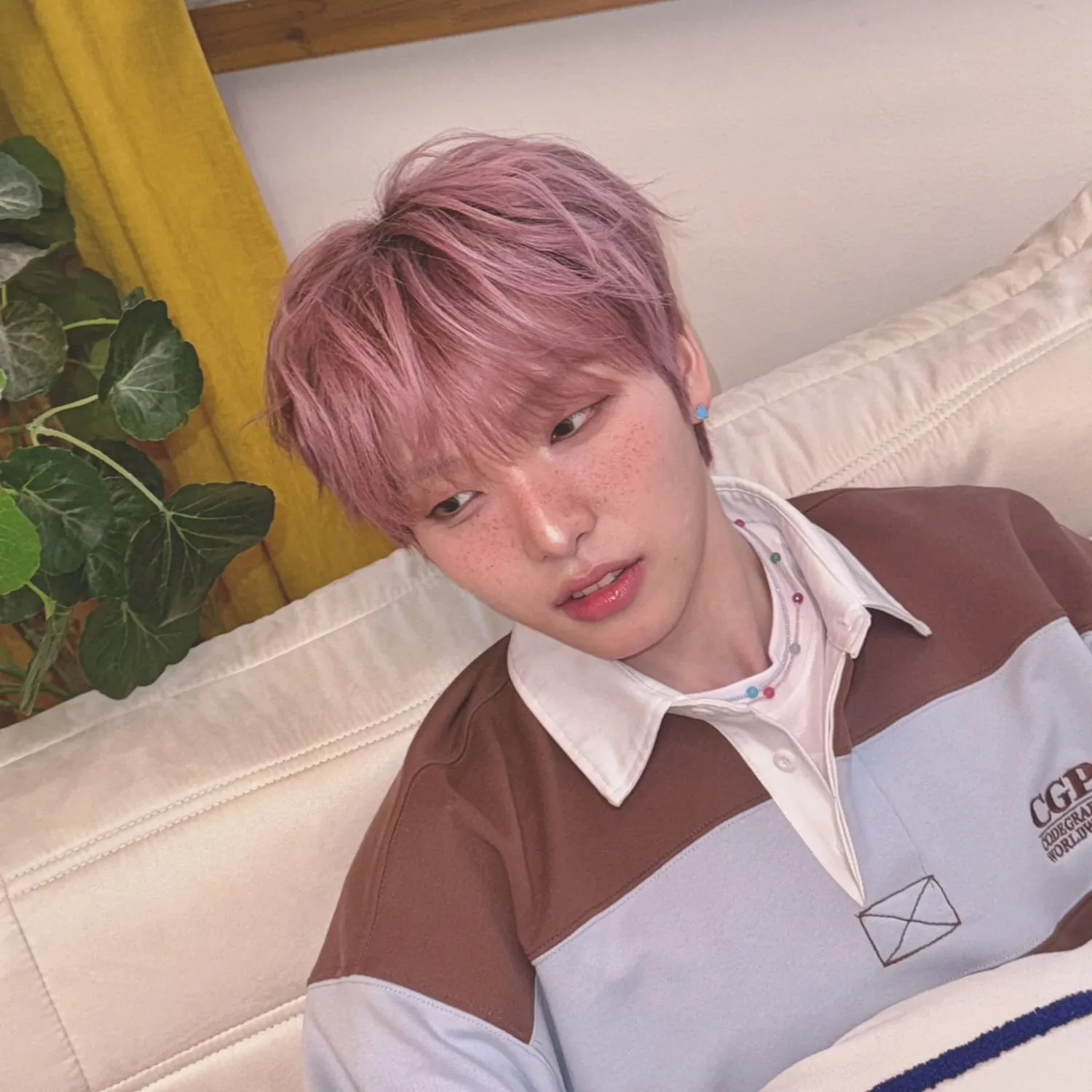 Recent activity shot of Seoho (ONEUS)