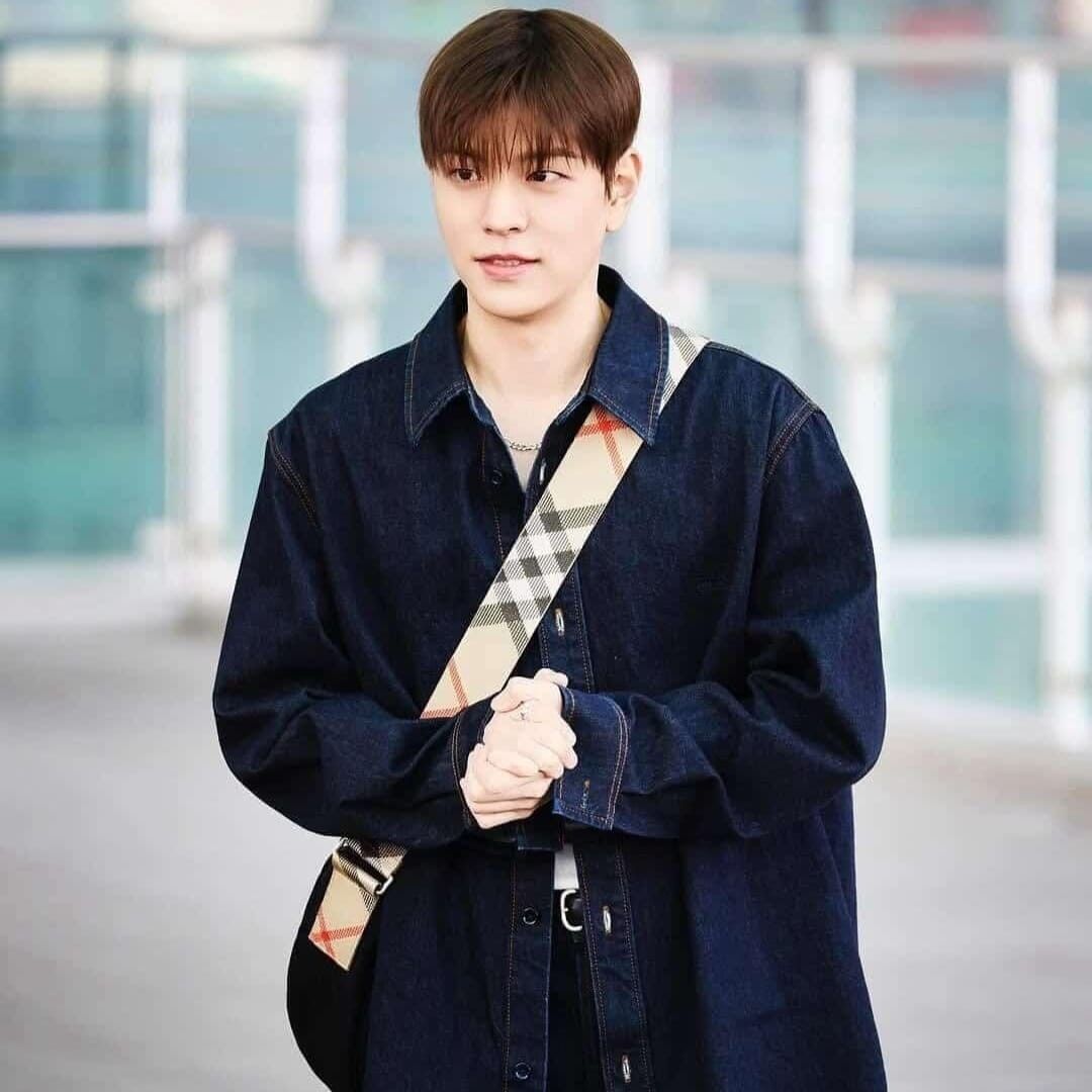 A moment captured by Stray Kids's fan