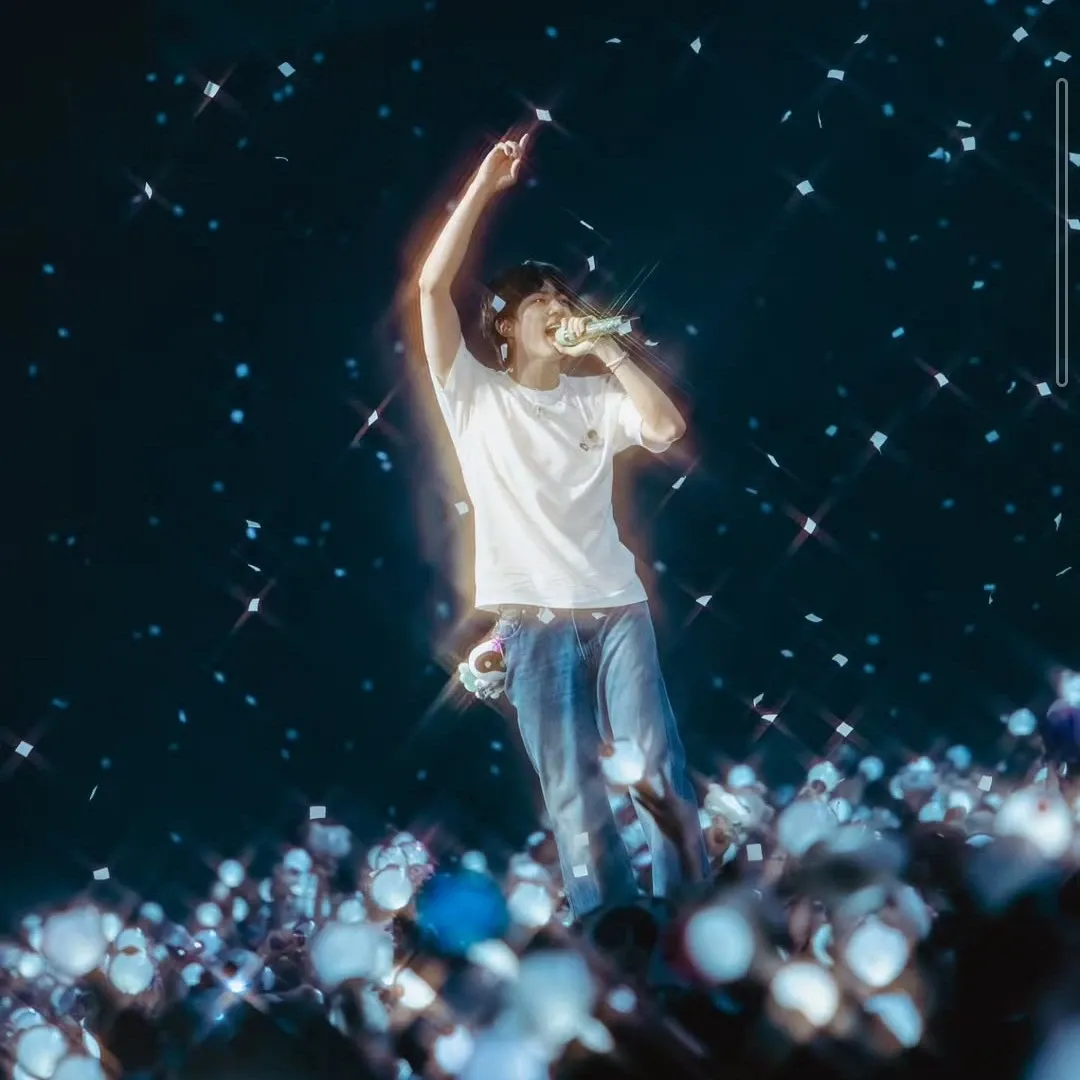 Recent activity shot of Jin (BTS)