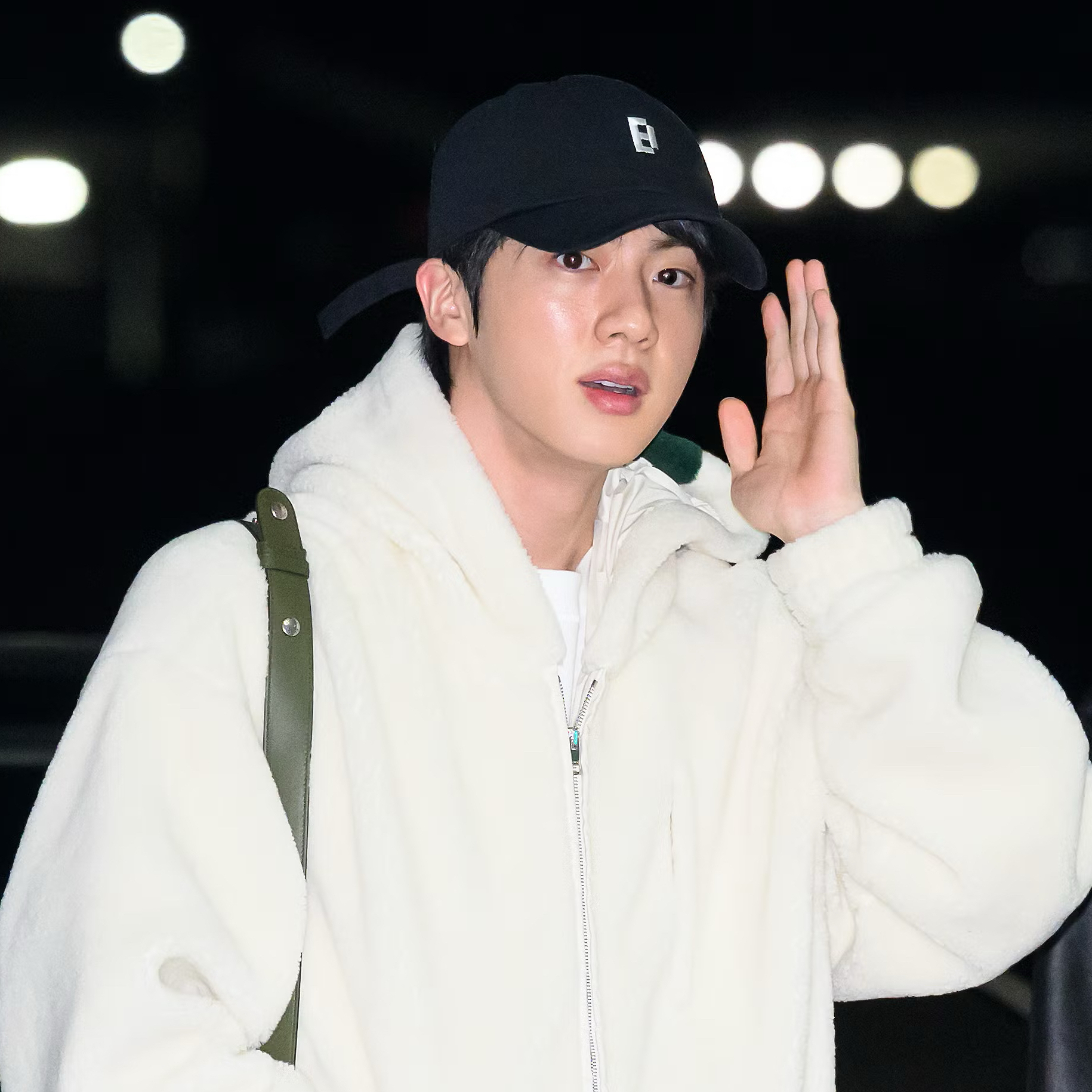 Recent activity shot of Jin (BTS)