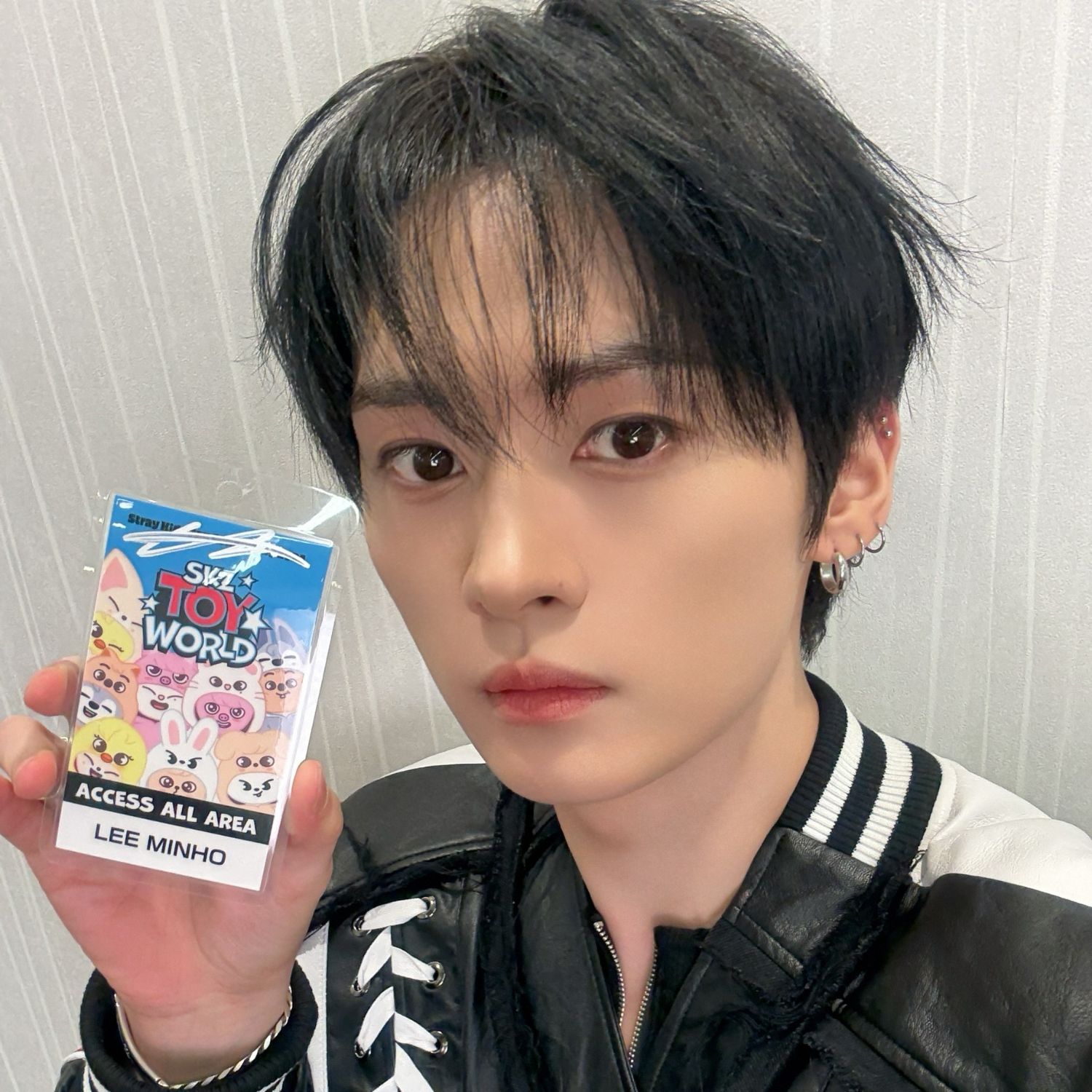 Recent activity shot of Lee Know (Stray Kids)