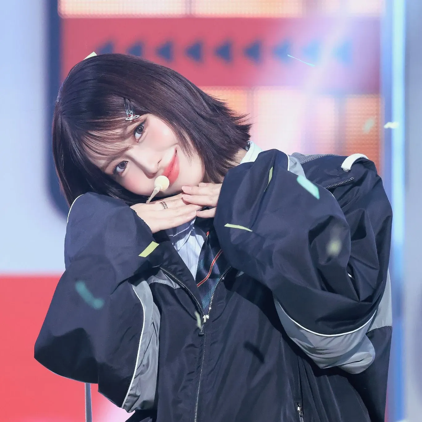 Recent activity shot of Momo (TWICE)