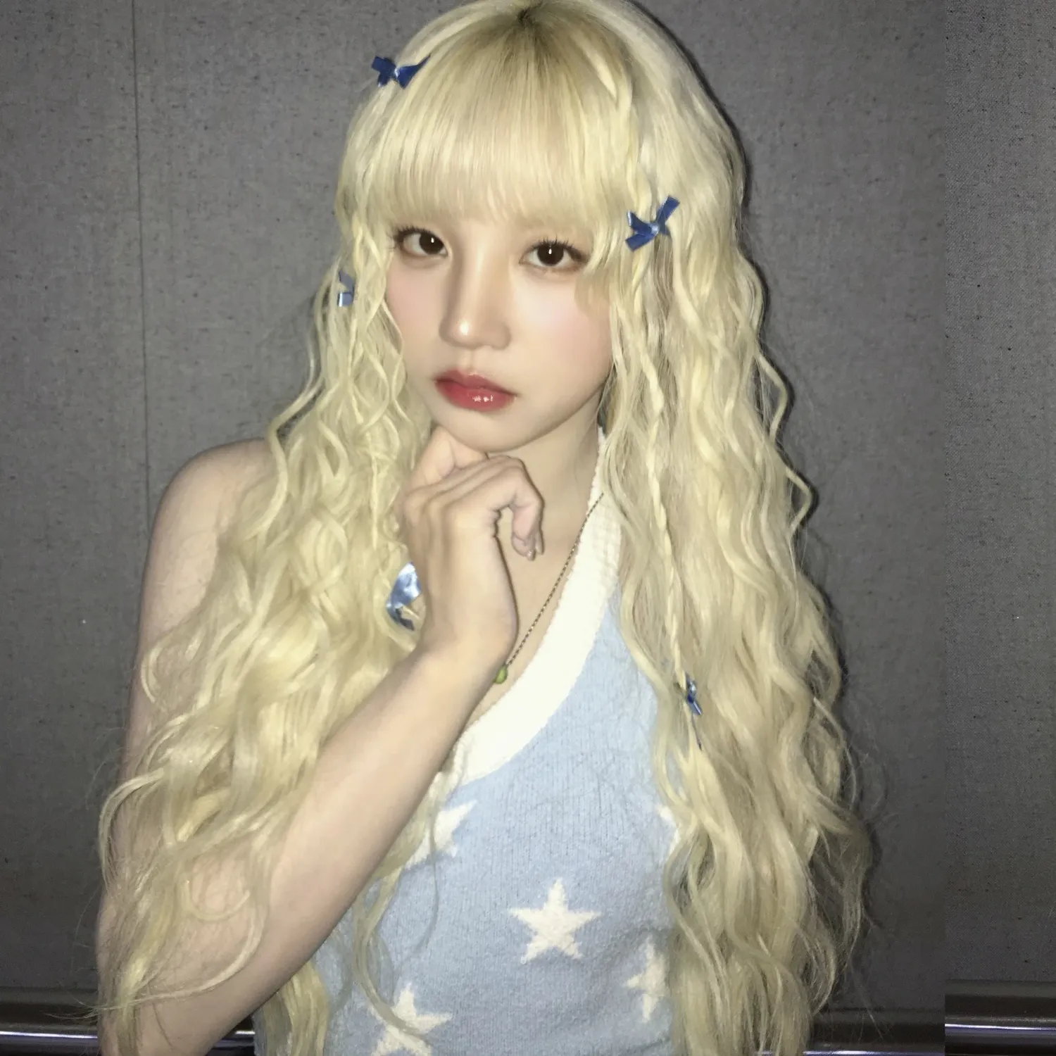 A moment captured by Yuqi (i-dle)'s fan