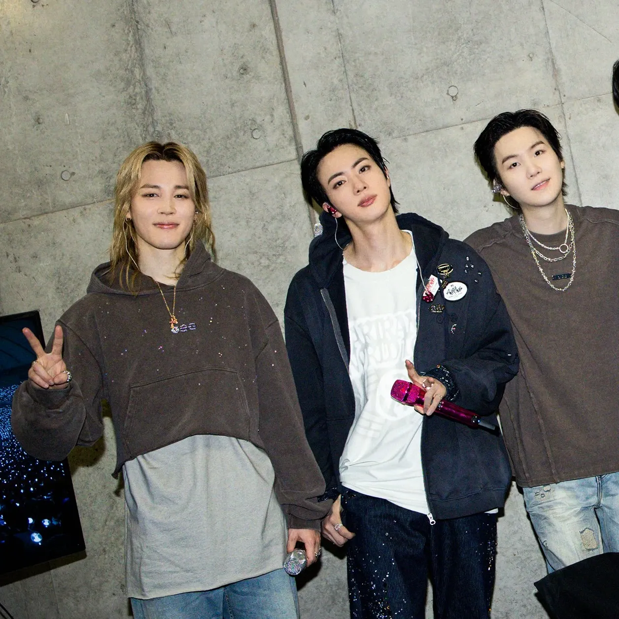 BTSの舞台裏ショット