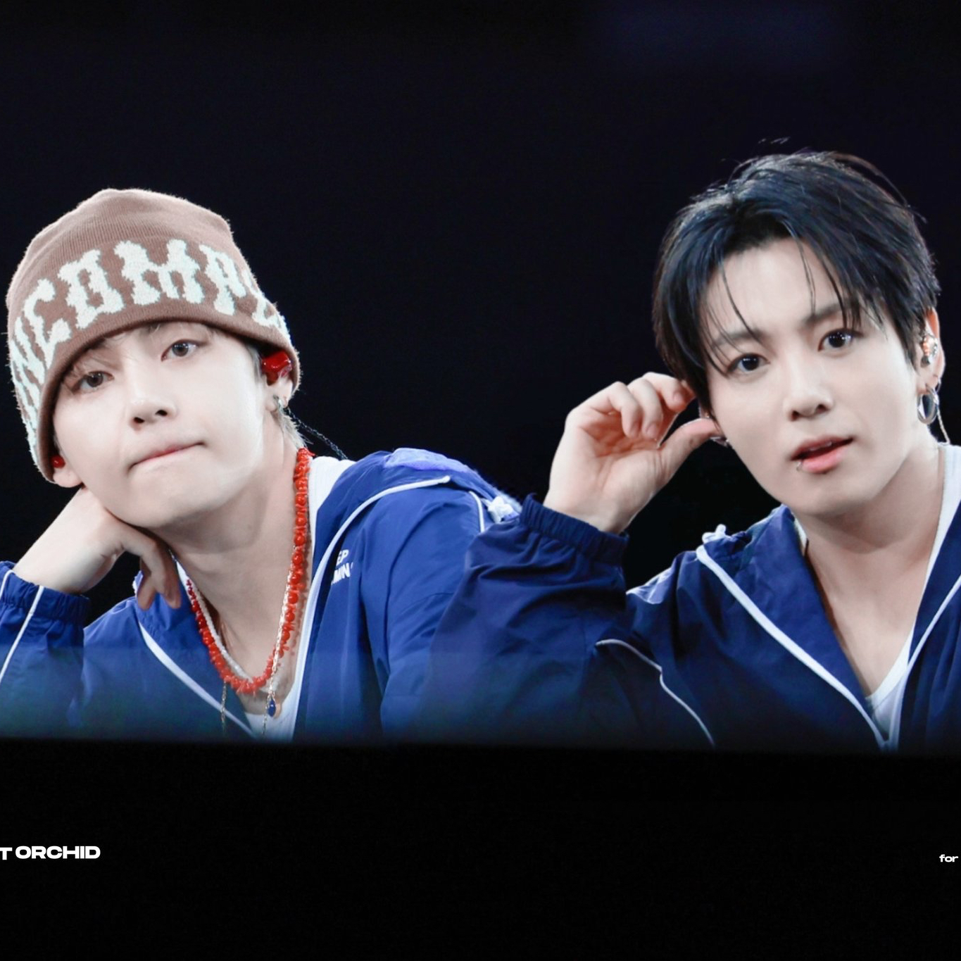 A moment captured by V (BTS)'s fan