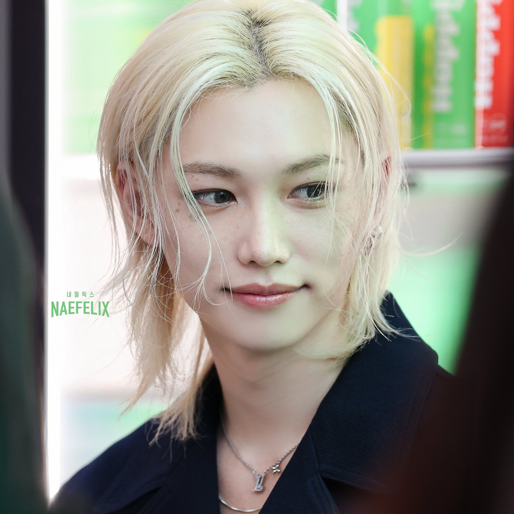 A moment captured by Felix (Stray Kids)'s fan