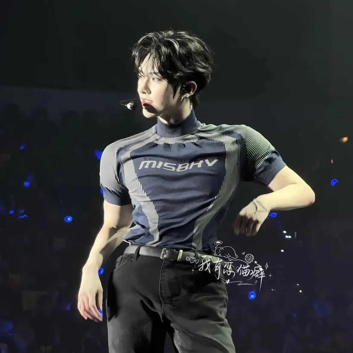 A moment captured by Ricky's fan