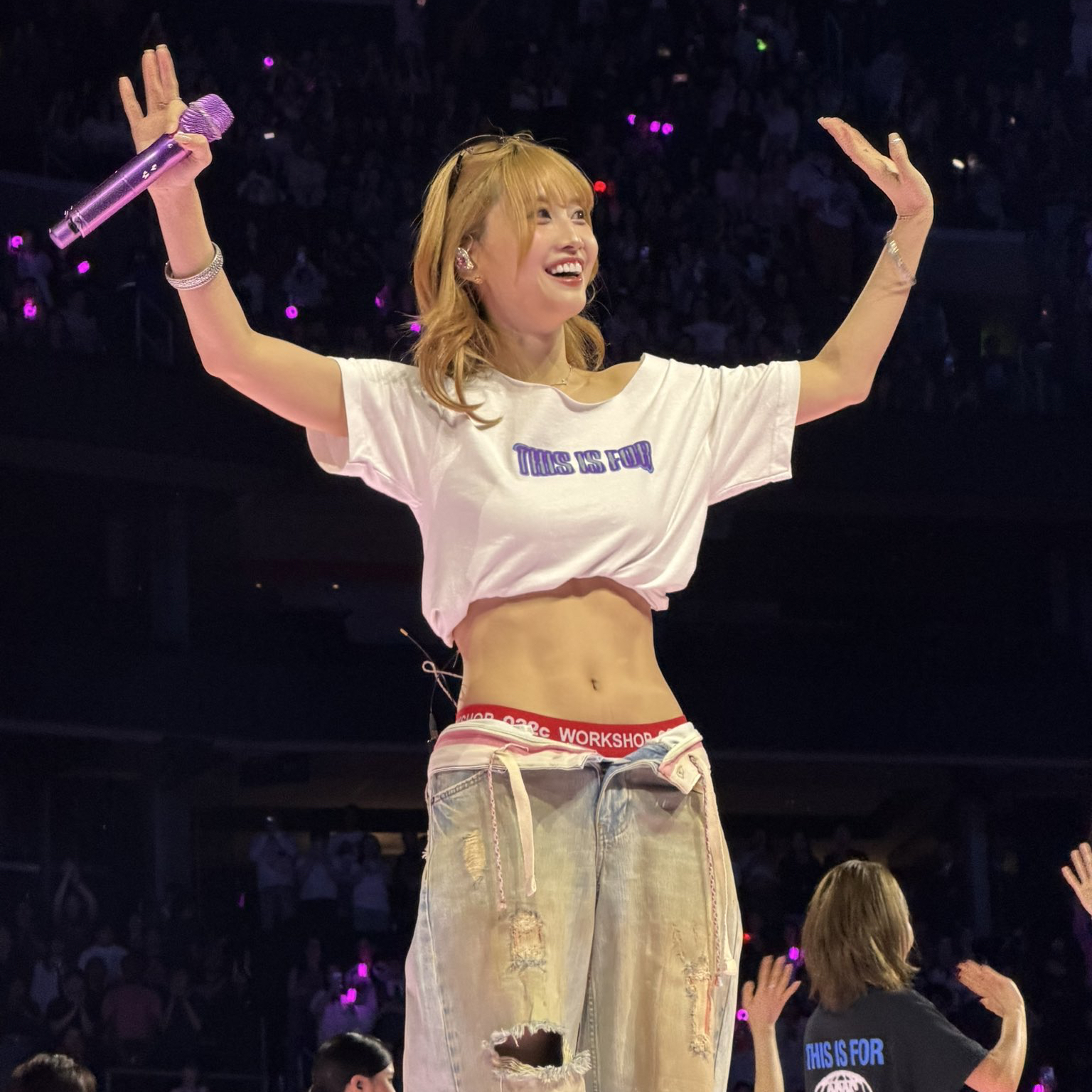 Momo (TWICE)粉絲拍下的瞬間