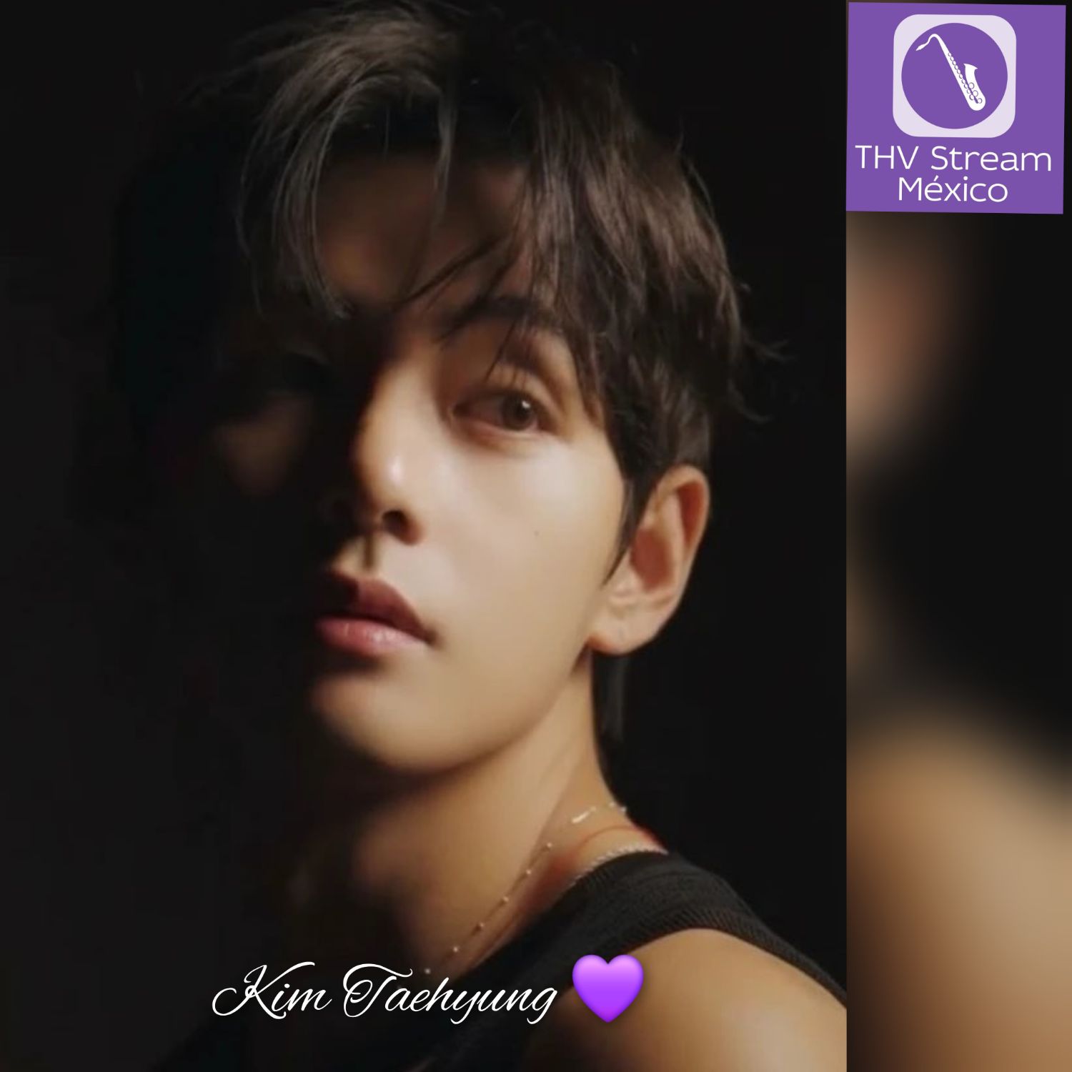 A moment captured by V (BTS)'s fan