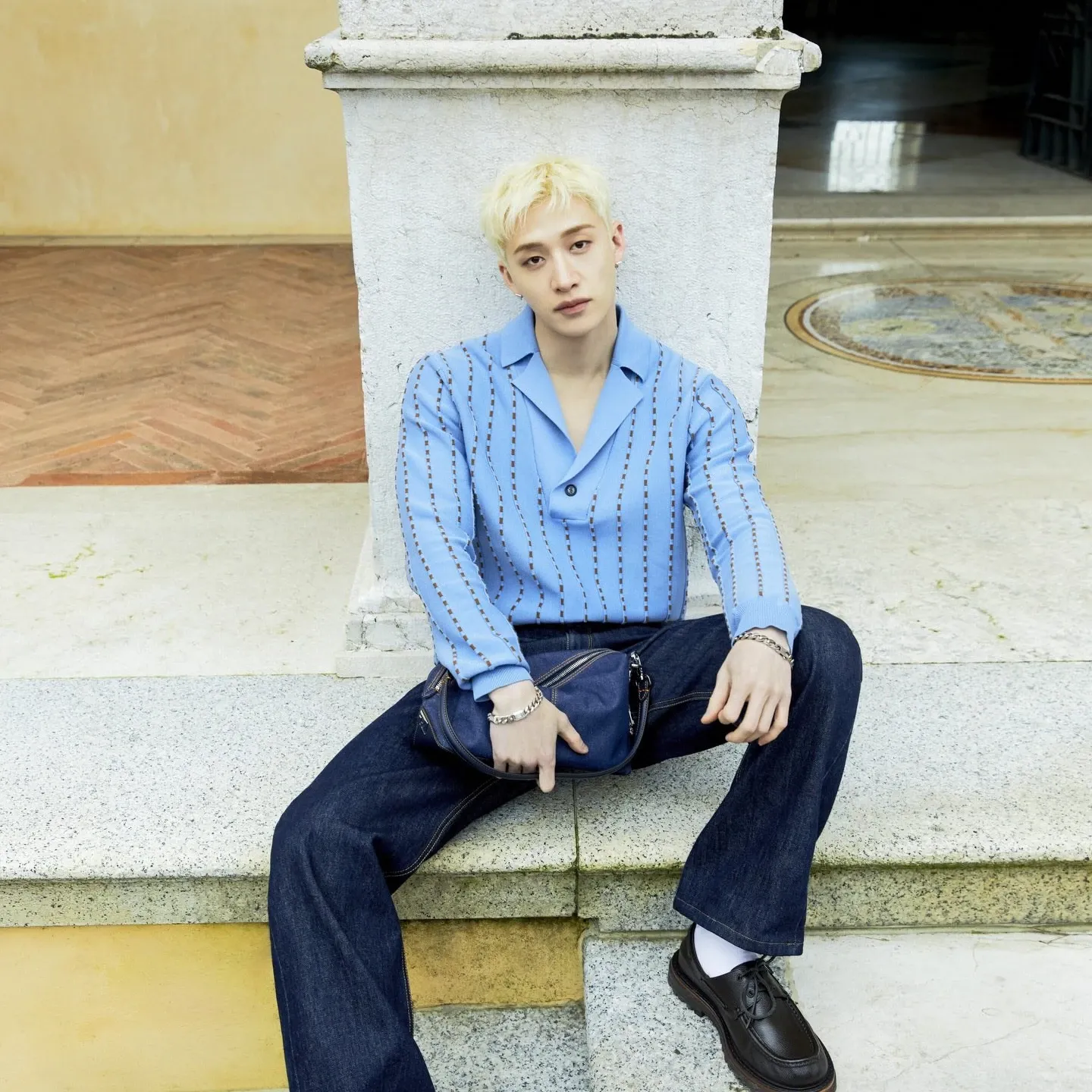A moment captured by Bang Chan (Stray Kids)'s fan