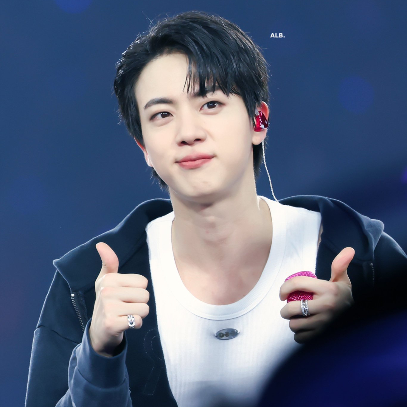 Recent activity shot of Jin (BTS)