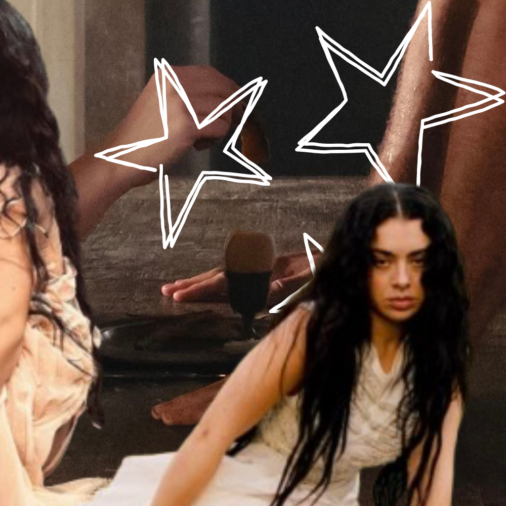 Behind-the-scenes cut of Charli xcx