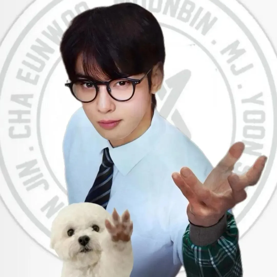 Recent activity shot of Eunwoo (ASTRO)