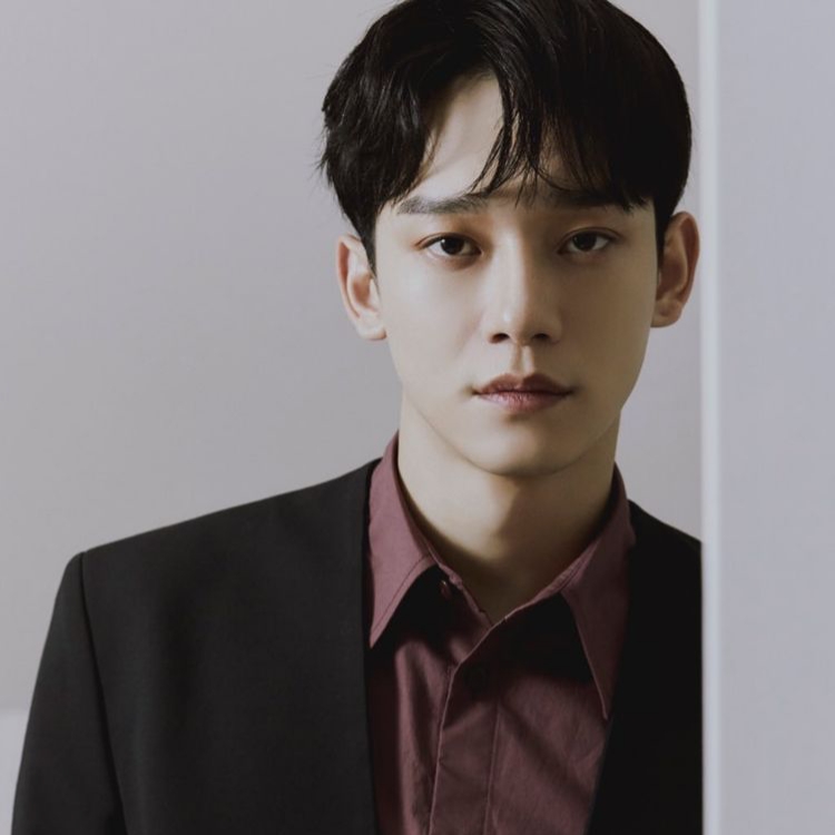 Recent activity shot of Chen (EXO)
