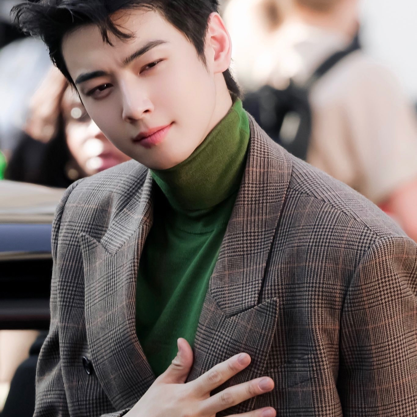 Recent activity shot of Eunwoo (ASTRO)