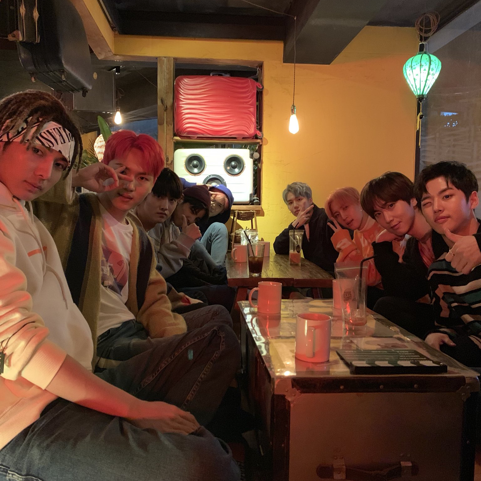 A moment captured by PENTAGON's fan