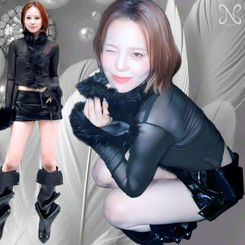 A moment captured by Miihi (NiziU)'s fan