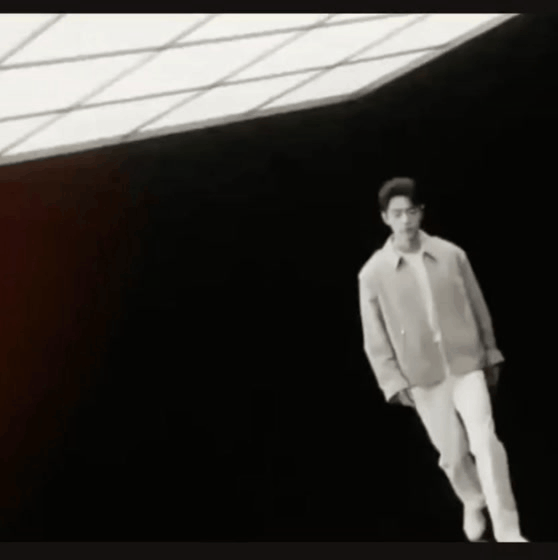 A moment captured by Xiao Zhan's fan