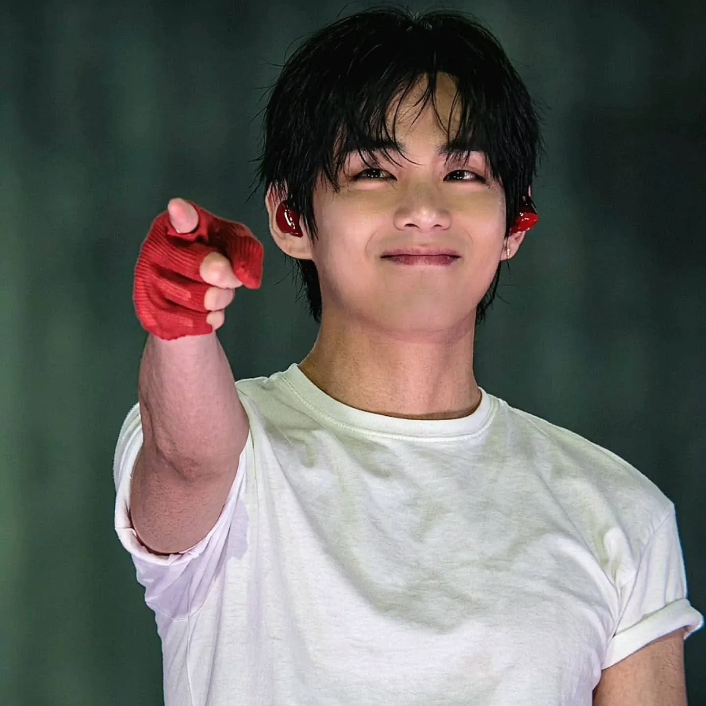 Momen yang diabadikan oleh penggemar V (BTS)