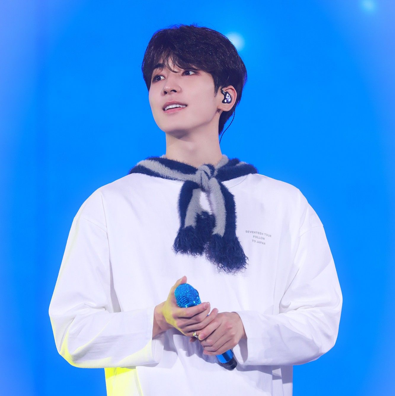 A moment captured by Wonwoo (SEVENTEEN)'s fan