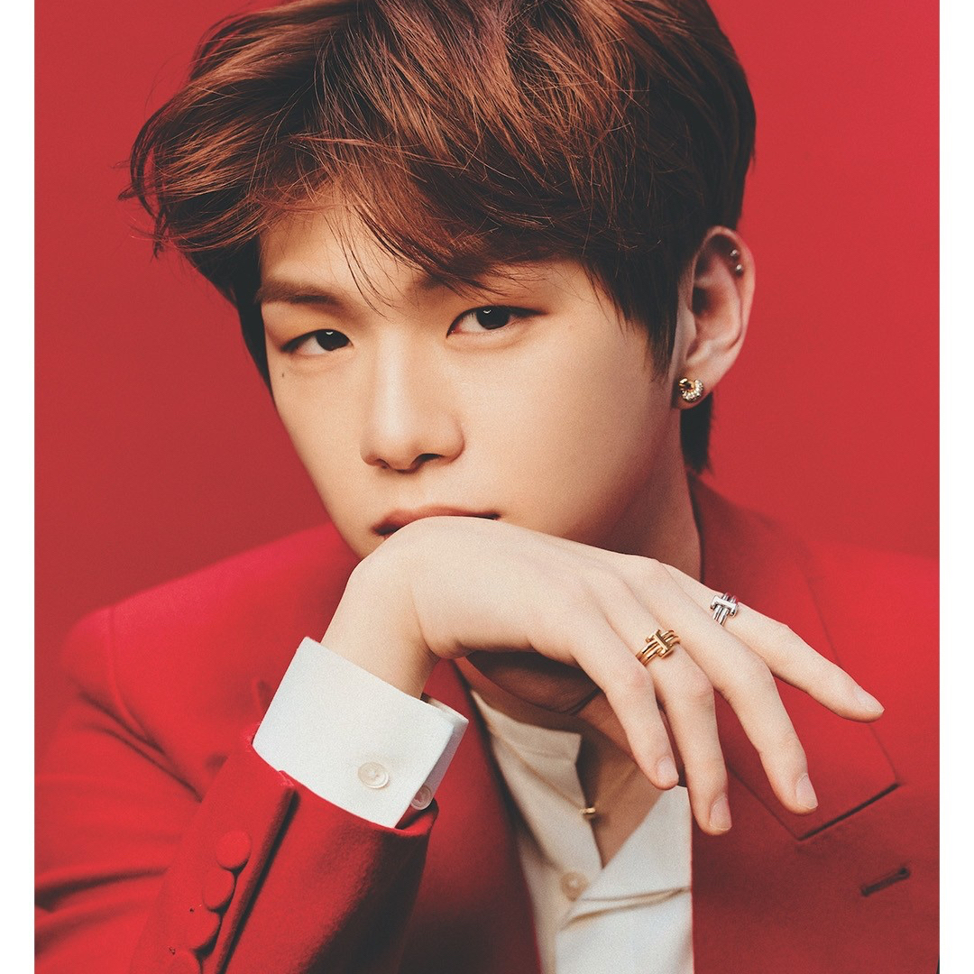 A moment captured by Kang Daniel's fan