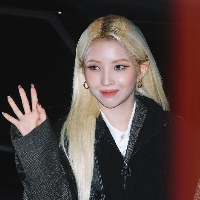 A moment captured by Soyeon (i-dle)'s fan