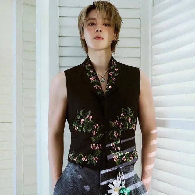 Recent activity shot of Jimin (BTS)