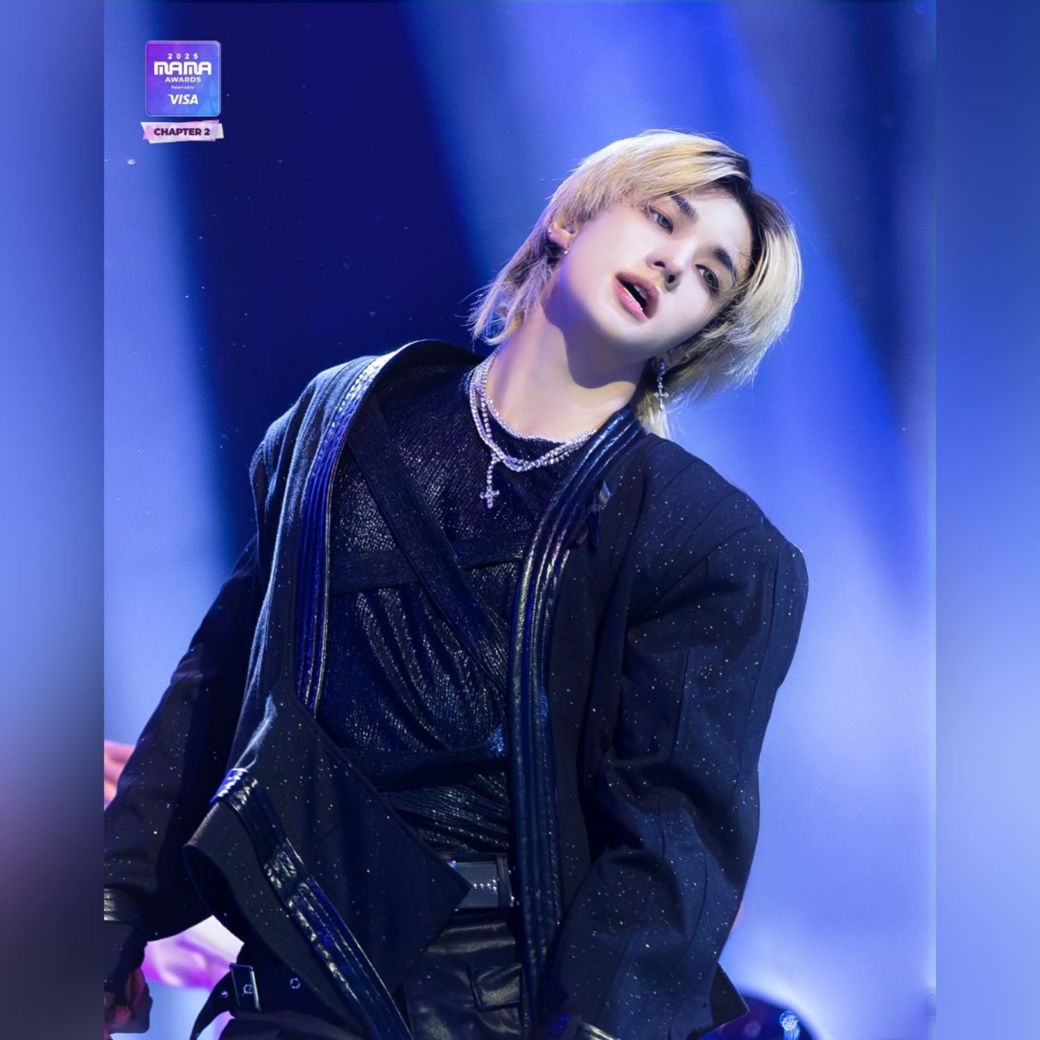 A moment captured by Stray Kids's fan