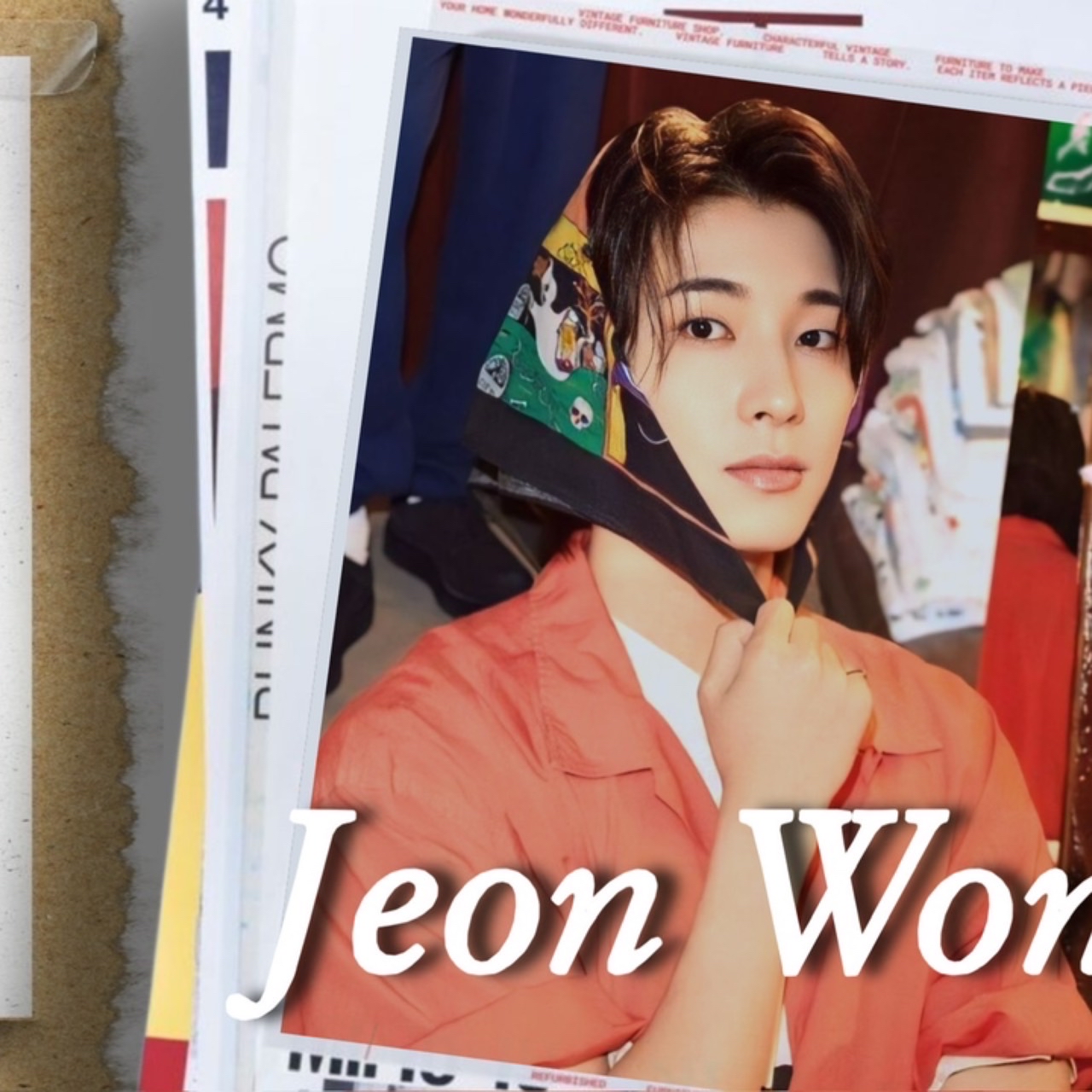 A moment captured by Wonwoo (SEVENTEEN)'s fan
