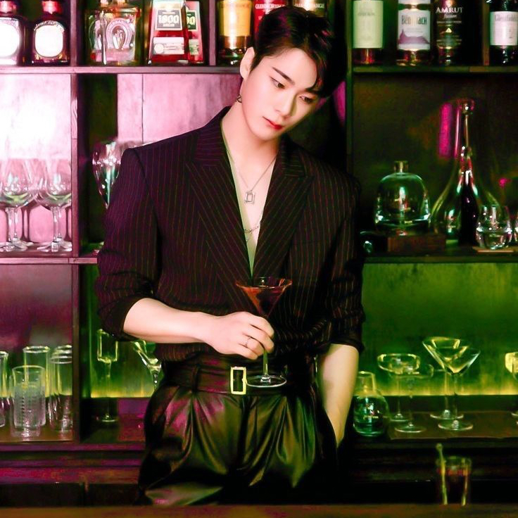 Recent activity shot of Moonbin (ASTRO)