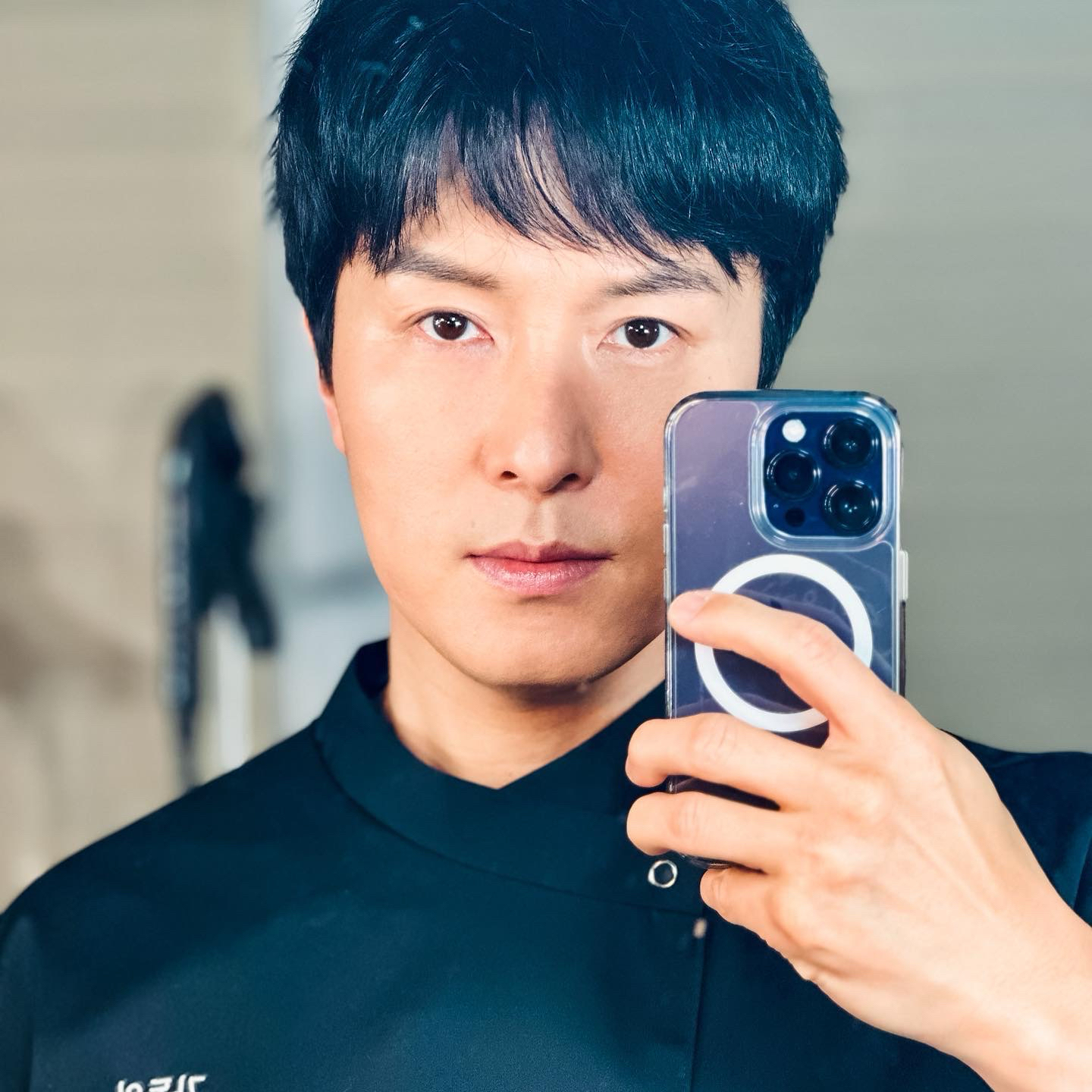 A moment captured by Kim Dongwan (SHINHWA)'s fan