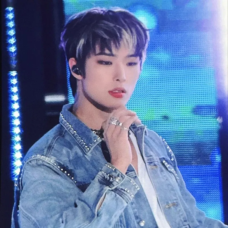 Recent activity shot of Mingi (ATEEZ)