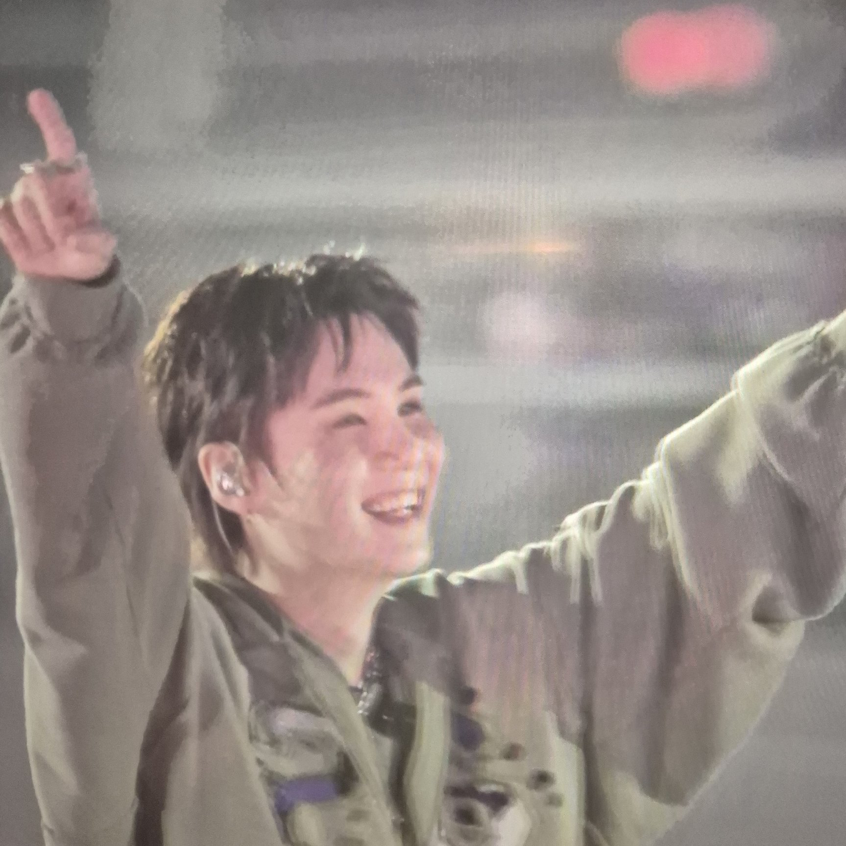 A moment captured by SUGA (BTS)'s fan