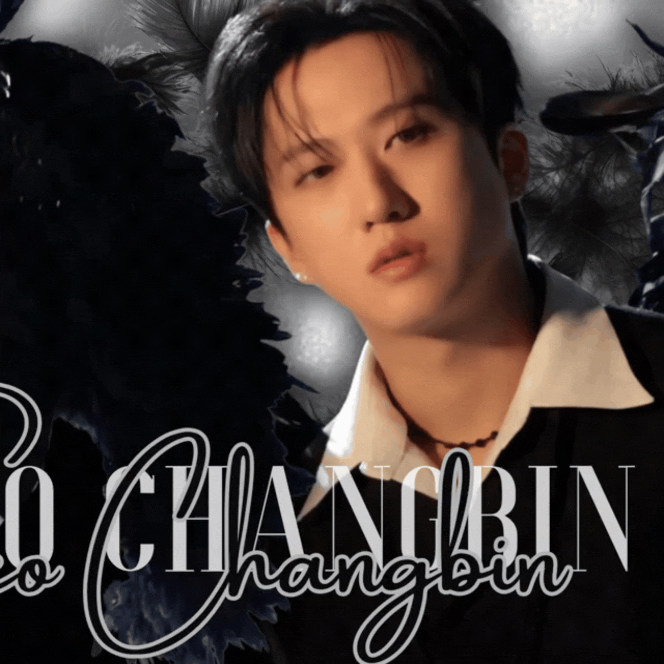 A moment captured by Changbin (Stray Kids)'s fan