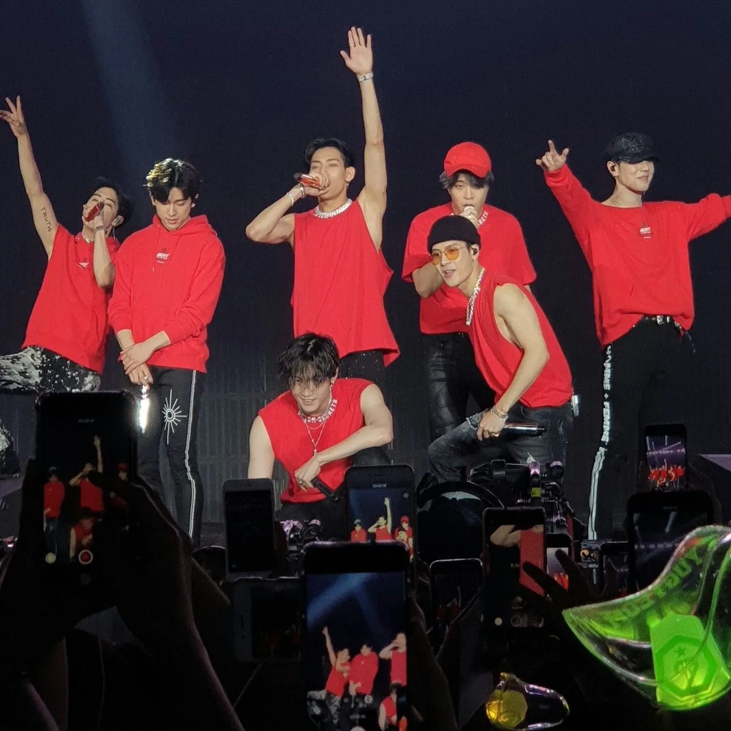 GOT7粉絲拍下的瞬間