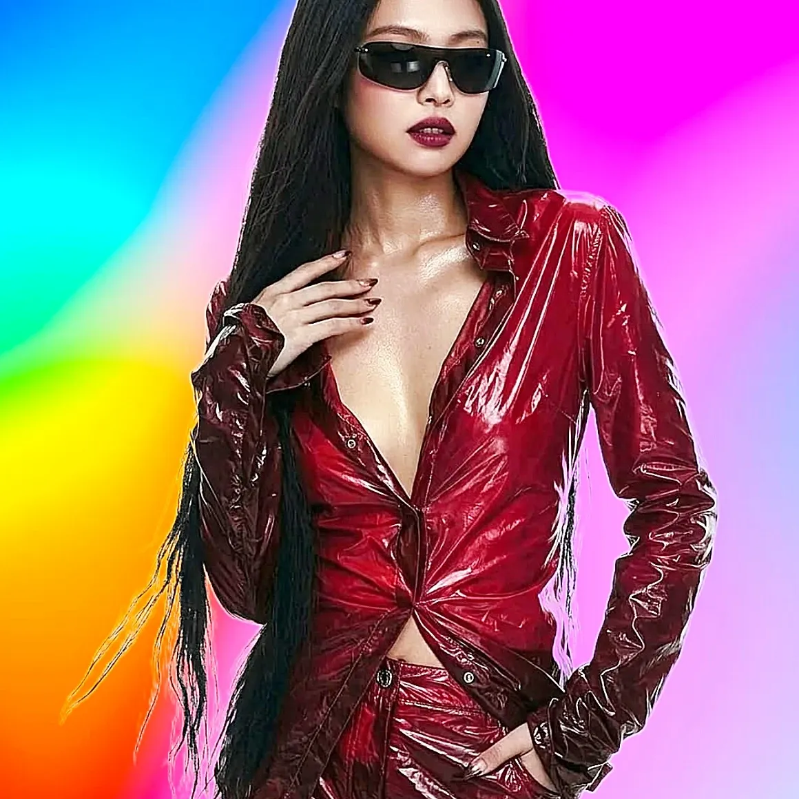 Momen yang diabadikan oleh penggemar Jisoo (BLACKPINK)