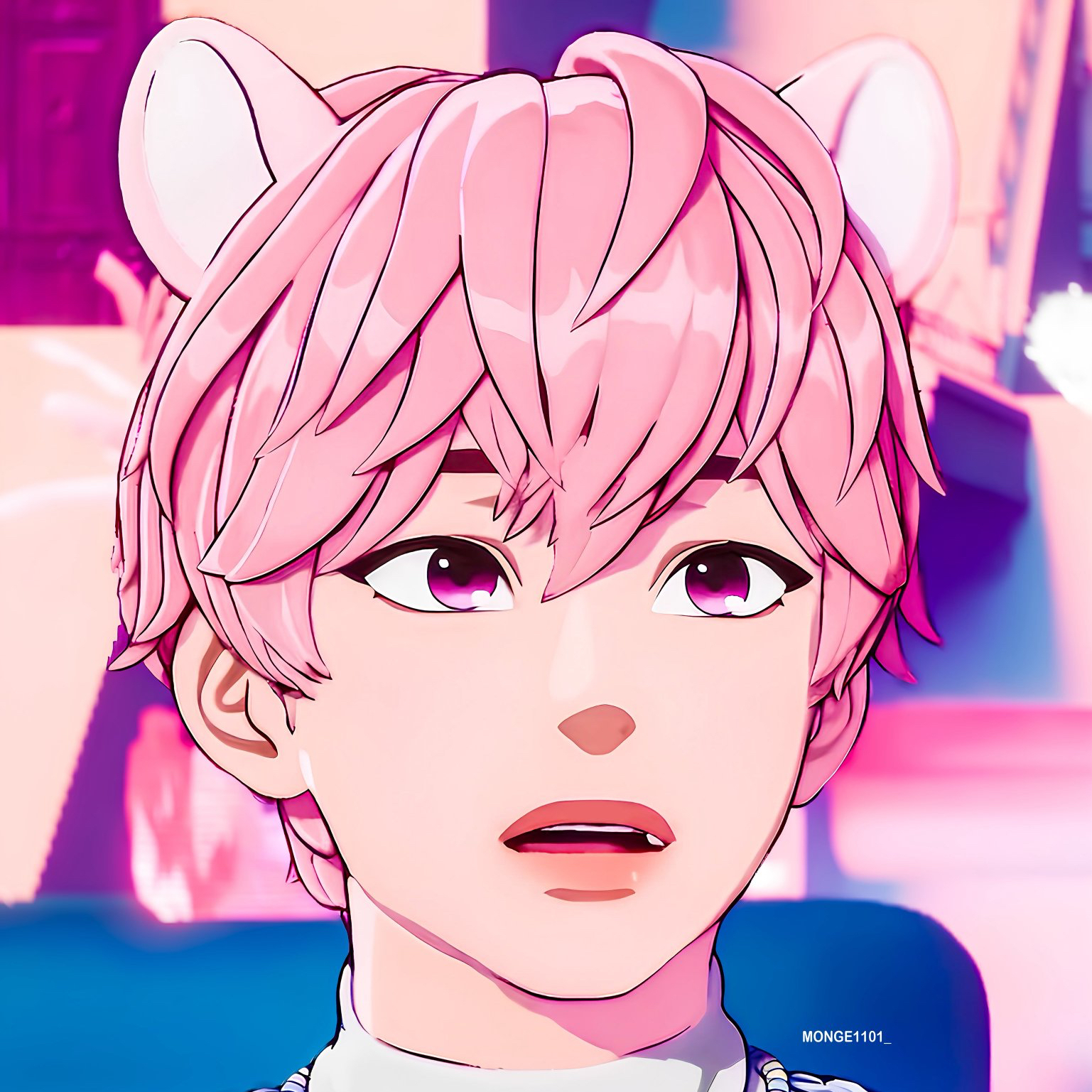 Recent activity shot of Bamby (PLAVE)