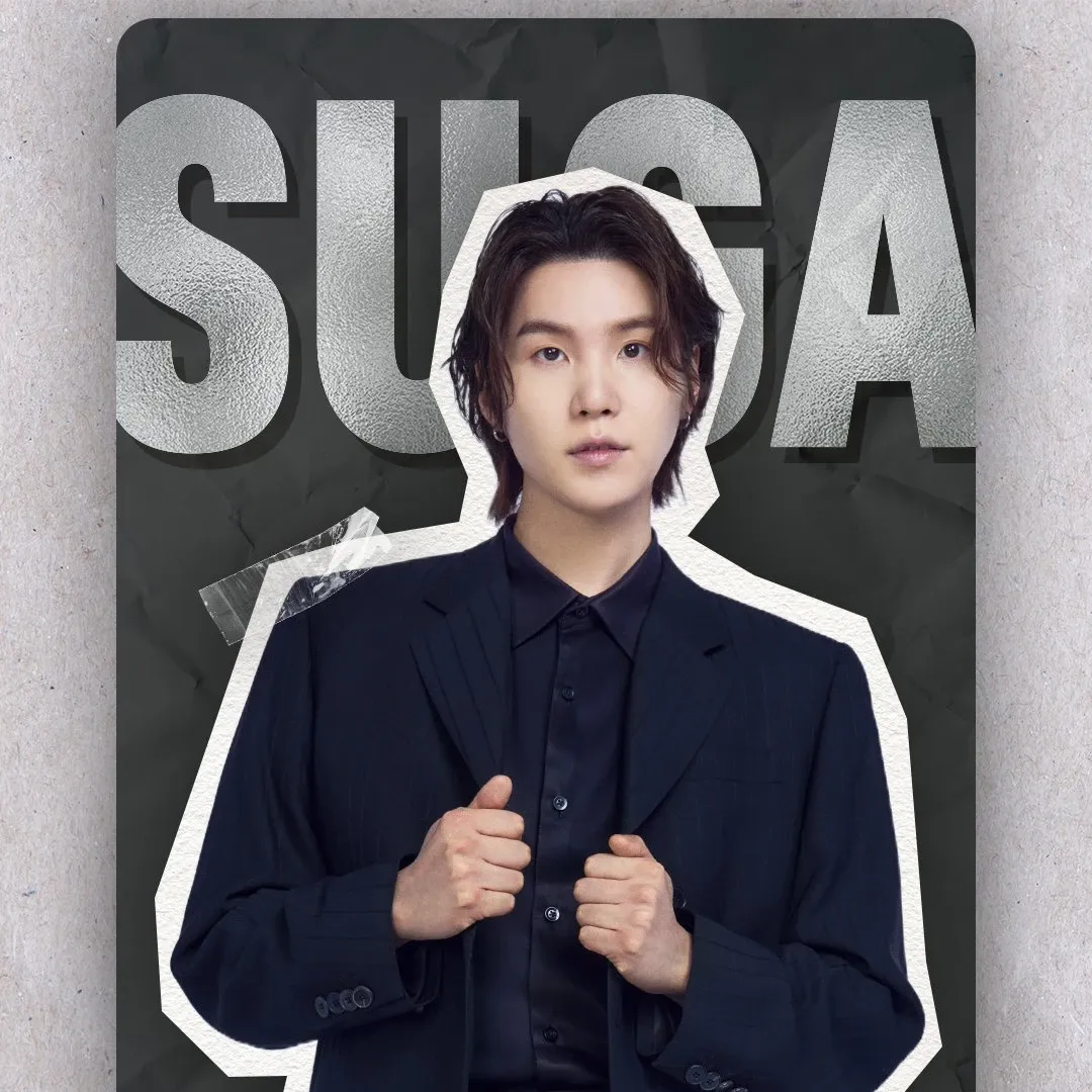 A moment captured by SUGA (BTS)'s fan