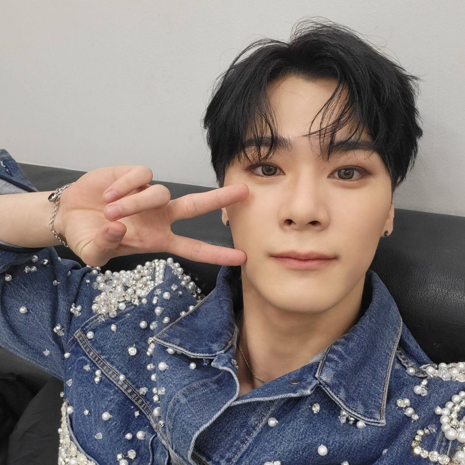 Recent activity shot of Moonbin (ASTRO)