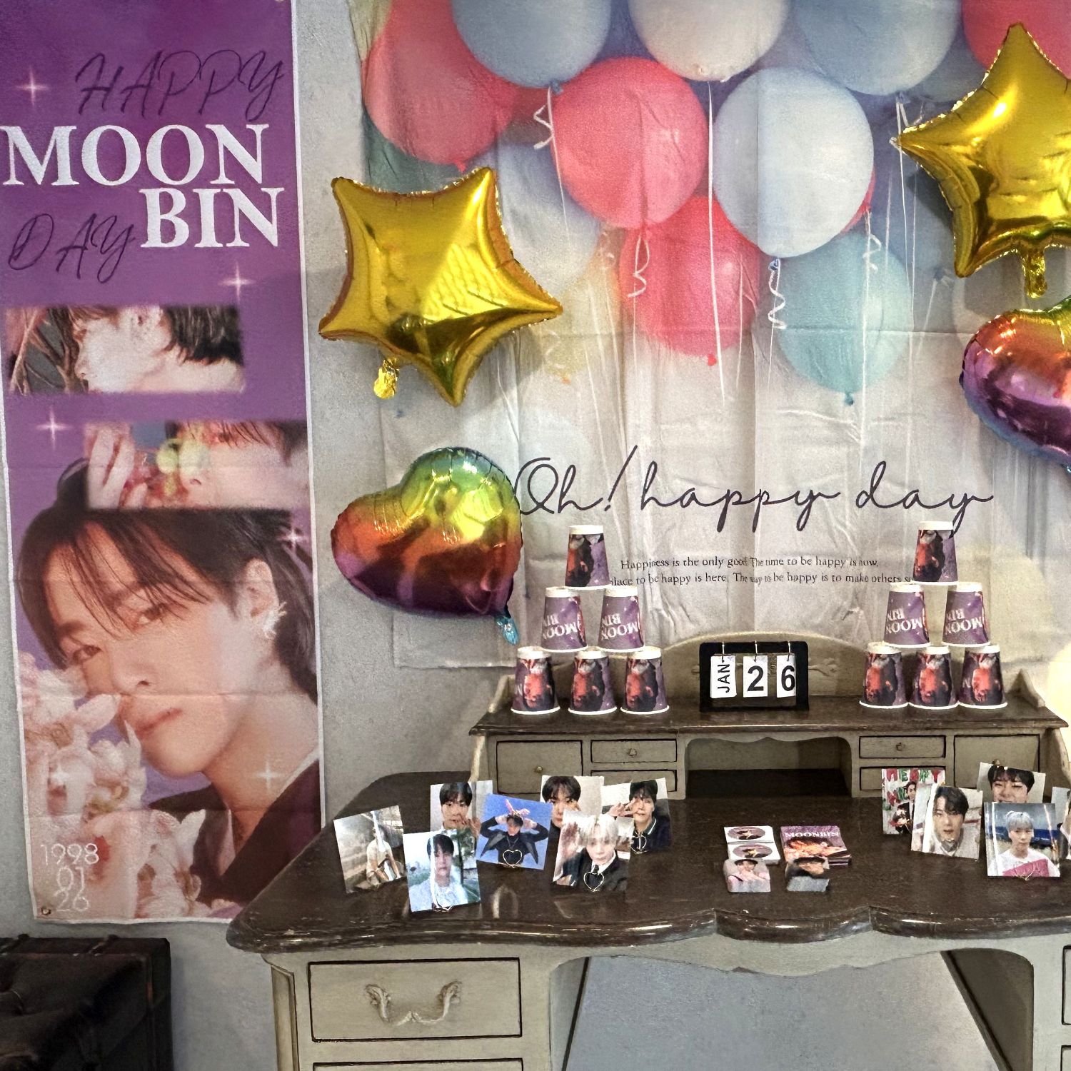 A moment captured by Moonbin (ASTRO)'s fan