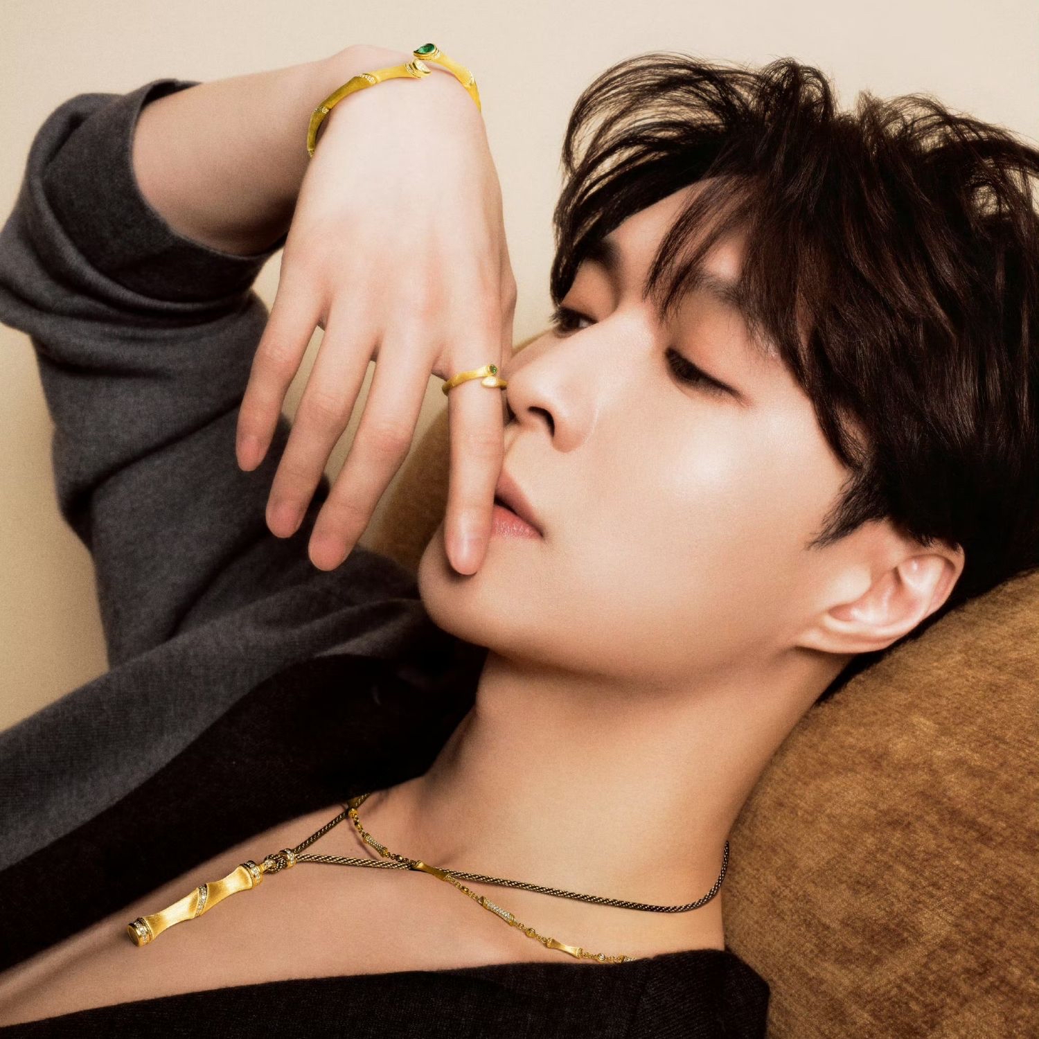 A moment captured by Lay (EXO)'s fan