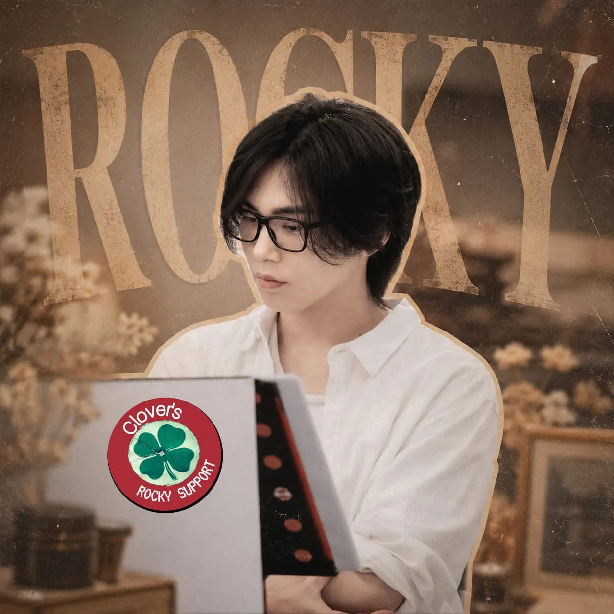 A moment captured by Rocky's fan