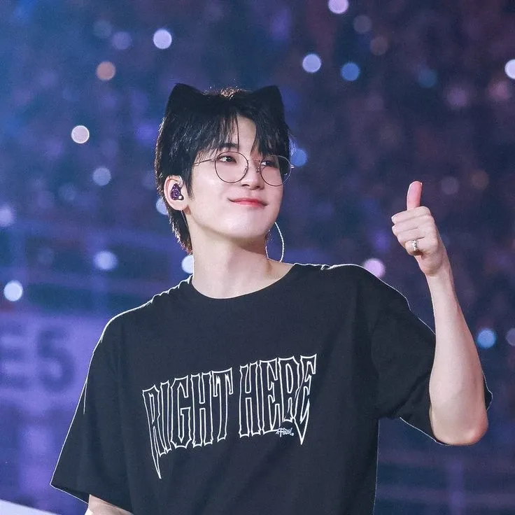 A moment captured by Wonwoo (SEVENTEEN)'s fan