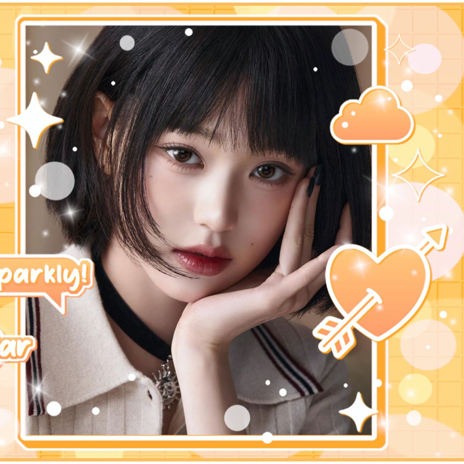 A moment captured by Jang Wonyoung (IVE)'s fan