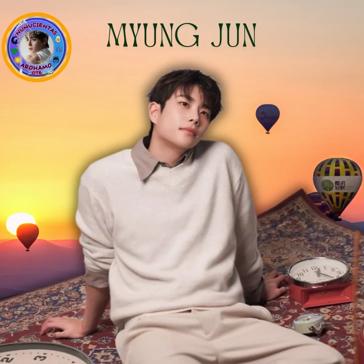 A moment captured by MJ (ASTRO)'s fan