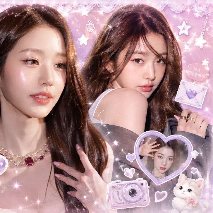 A moment captured by Jang Wonyoung (IVE)'s fan