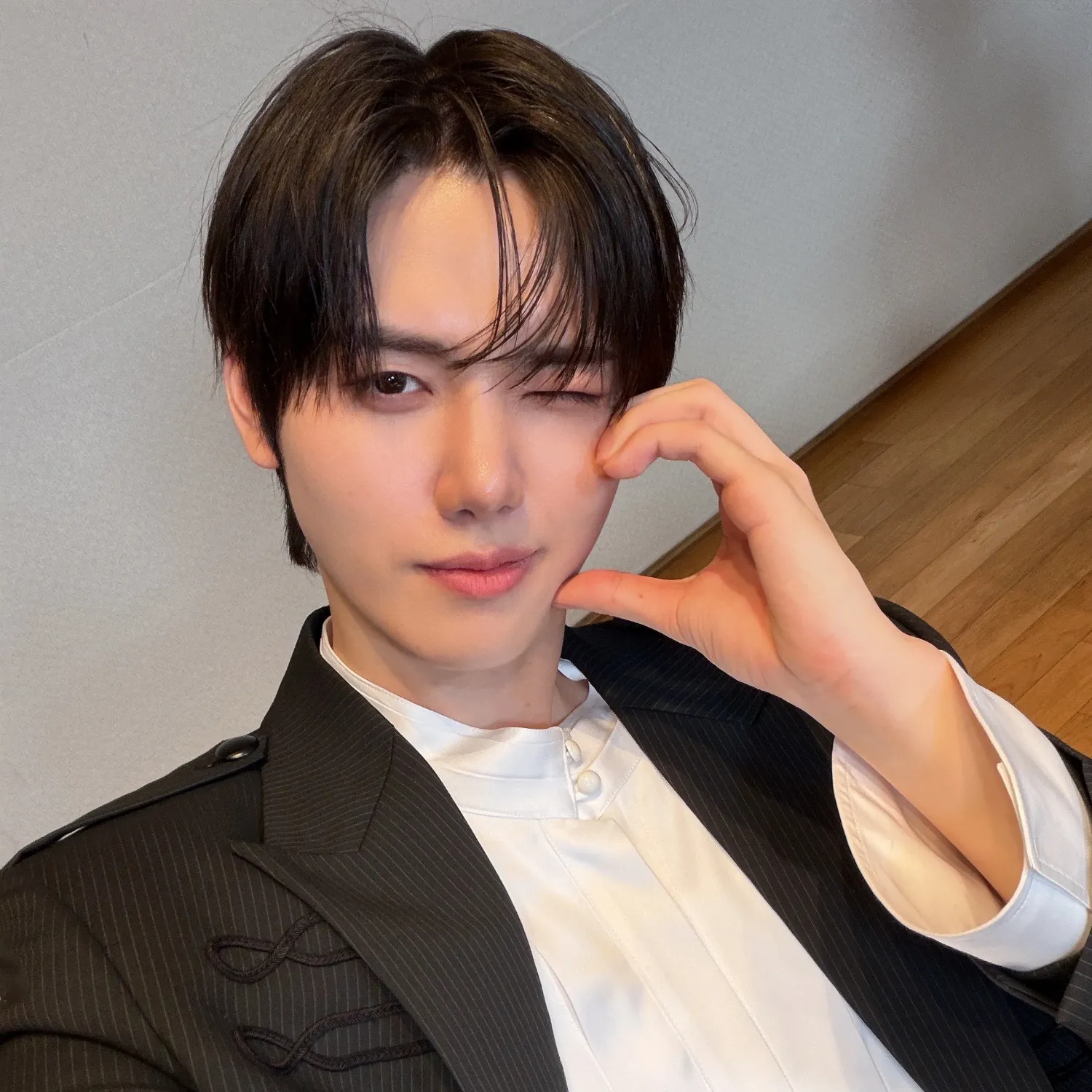 A moment captured by Minhee (CRAVITY)'s fan